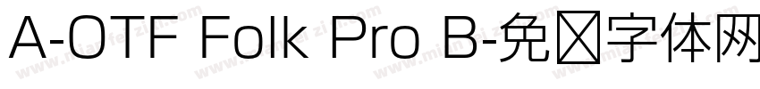 A-OTF Folk Pro B字体转换